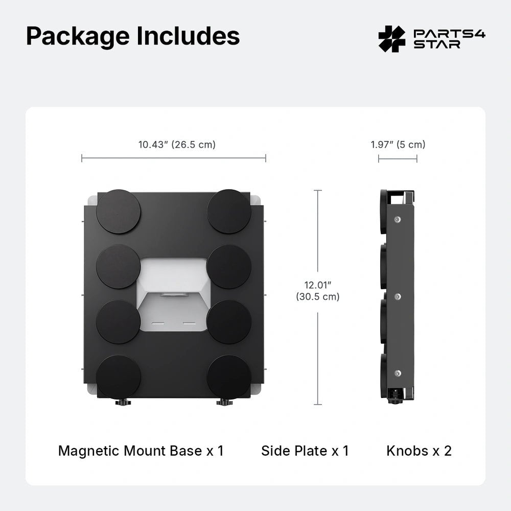 Starlink Mini Heavy - Duty Magnetic Mount with 8 Magnetic Feet, 560 lb Strong Magnetic Force, Heavy - Duty Paint - Safe Roof Mount, No Drilling, Starlink Mini Accessories - Parts4Star