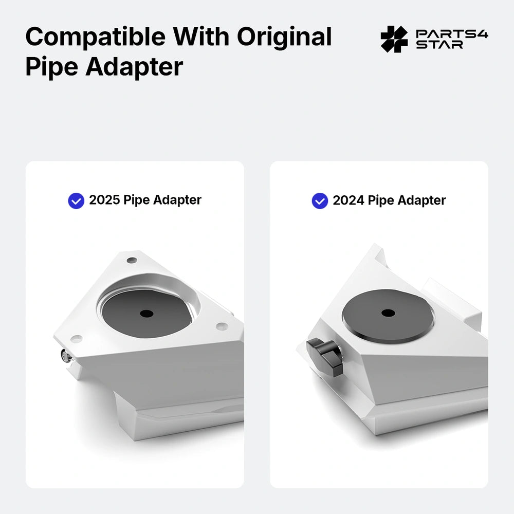 Starlink Mini Magnetic Mount with 360° Adjustable Ball Head, 12 Strong Magnets, Compatible with 2024 & 2025 OEM Pipe Adpter, Starlink Mini Accessories - Parts4Star