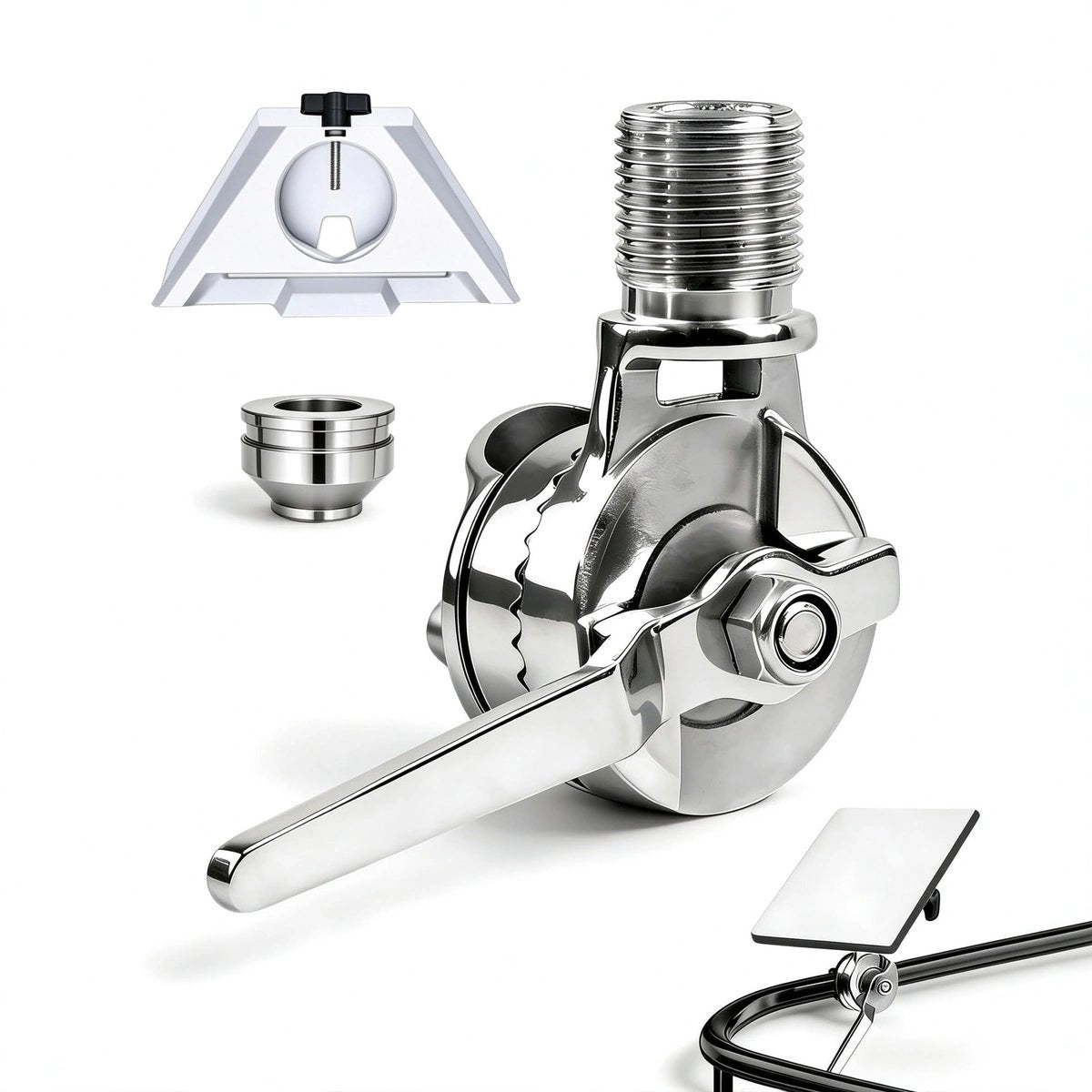 Starlink Mini Rail Mount, Marine-Grade 316 Stainless Steel - Parts4Star