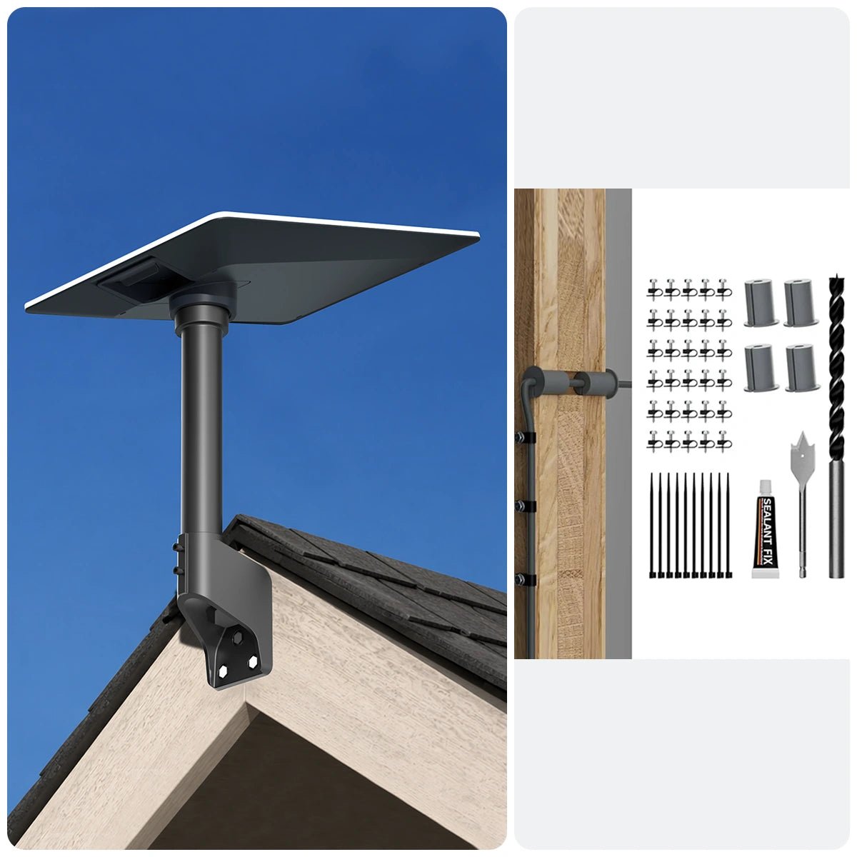 Starlink V5 Wall & Roof Mount Kit – Full Install Bundle with Cable & Router Mount - Parts4Star