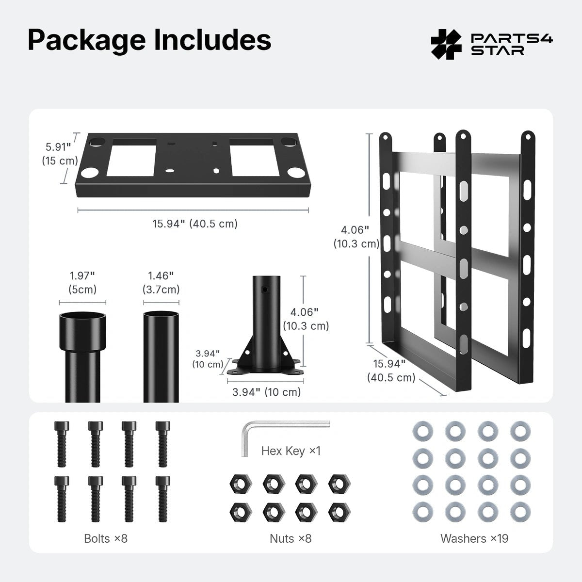 Starlink V5 Adjustable Roof Ridge Mount Kit - 360° Rotatable No Drilling - Parts4Star