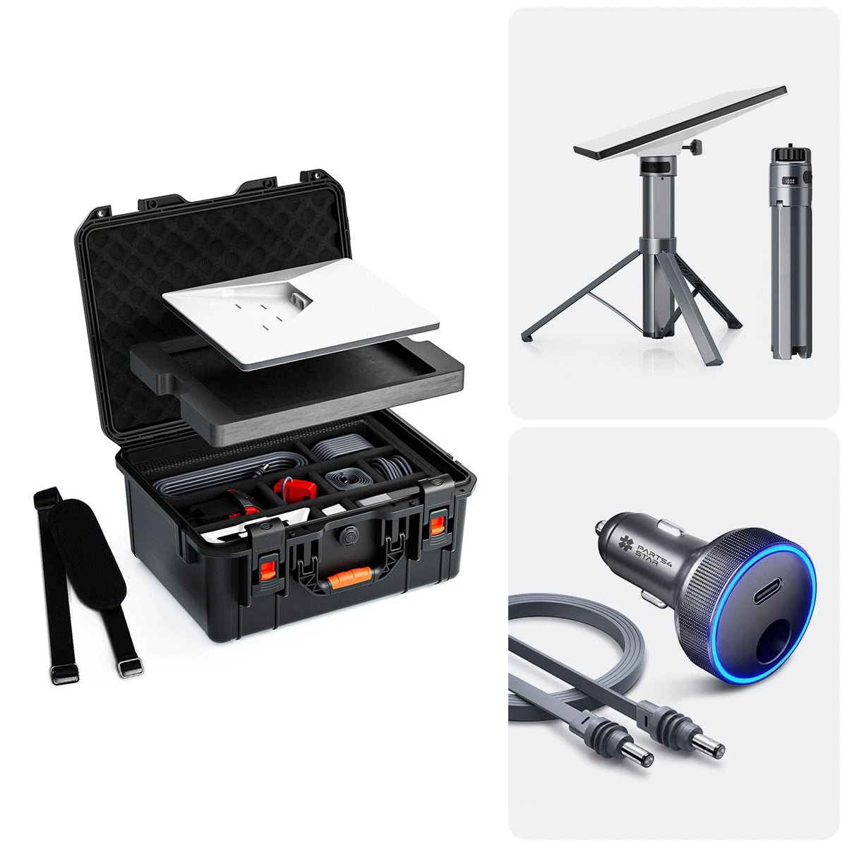 Starlink Mini Power & Storage Bundle (Starlink Mini Dish Not Included) - Parts4Star