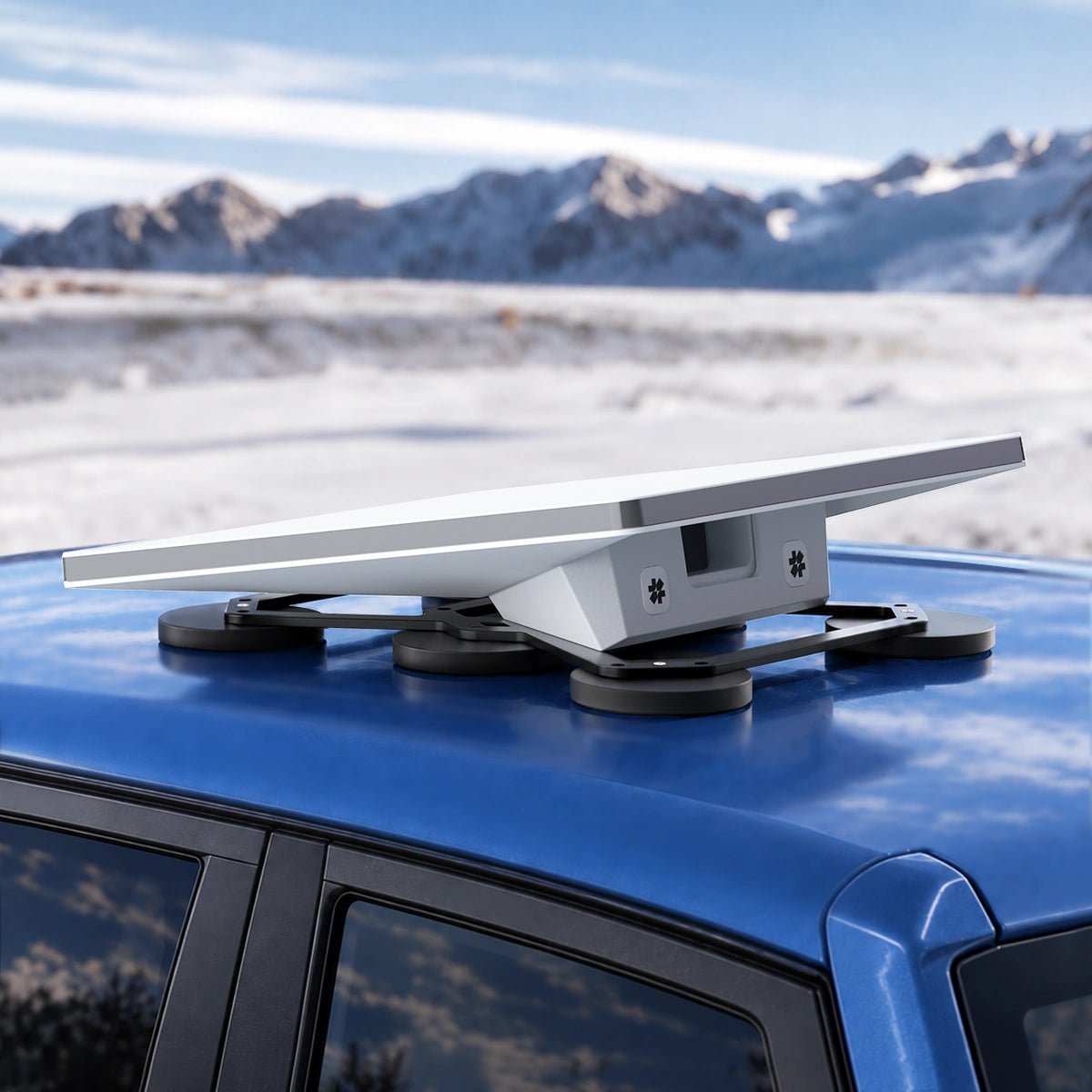 Starlink Mini Secure-Lock Quick-Release Magnetic Mount with 6 Magnetic Feet, 304 lb Strong Magnetic Force, Heavy-Duty Base - Parts4Star