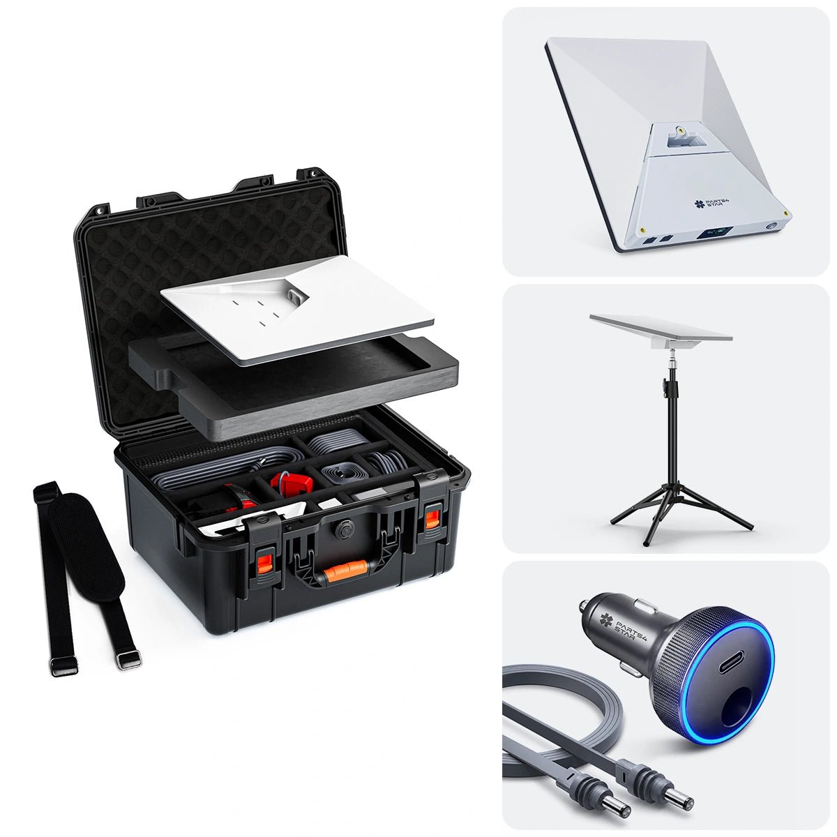 Starlink Mini Power & Storage Bundle (Starlink Mini Dish Not Included) - Parts4Star