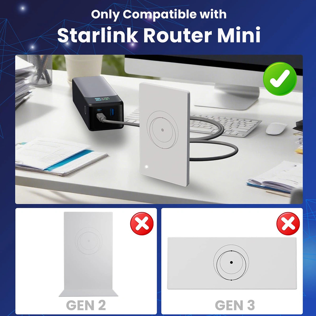 Starlink Router Mini USB-C to DC Power Cable