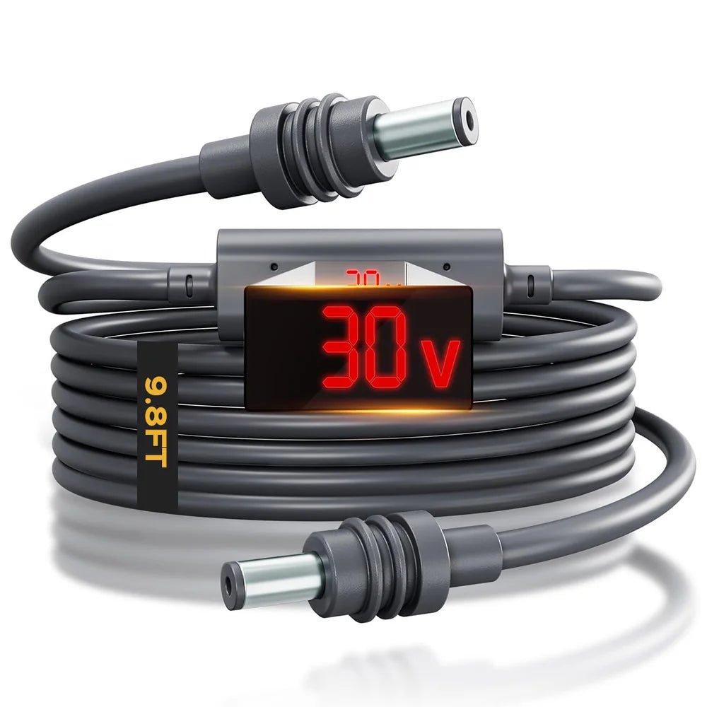 Starlink Mini DC Power Cable – Real-Time Voltage & Current Monitor