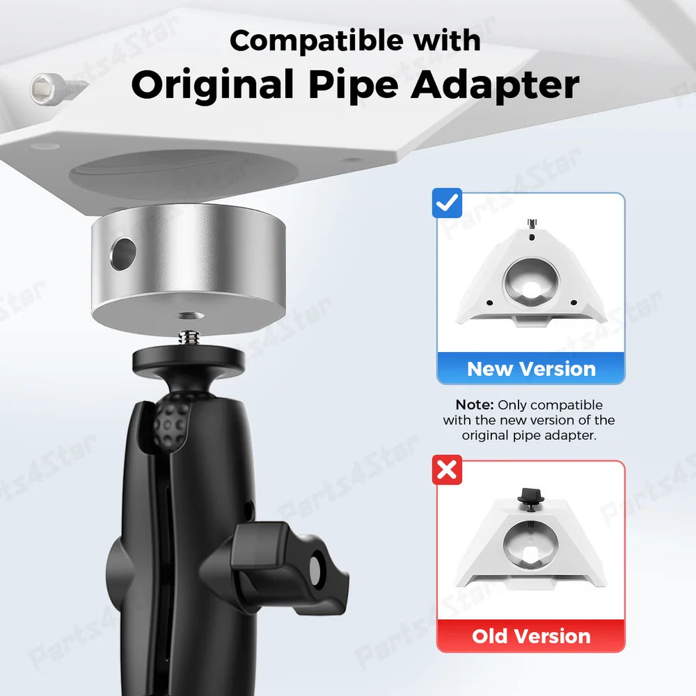 2025 New Version Adjustable Clamp Mount Kit for Starlink Mini