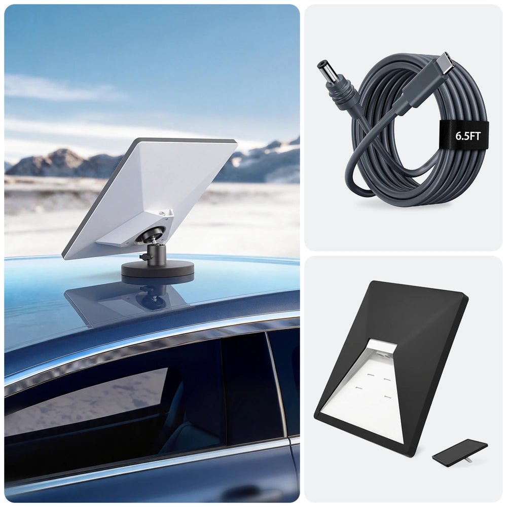 Starlink Mini 360° verstelbare balhoofdbevestiging reisset met voeding, kabel, koffer, statief en beschermhoes