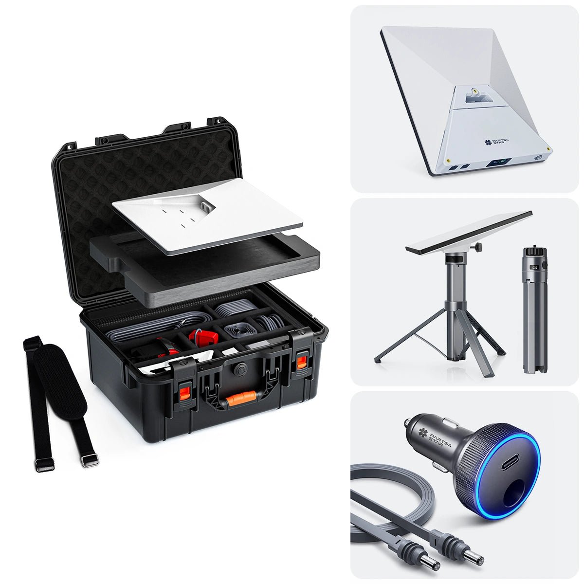 Starlink Mini Power & Storage Bundle (Starlink Mini Dish Not Included) - Parts4Star
