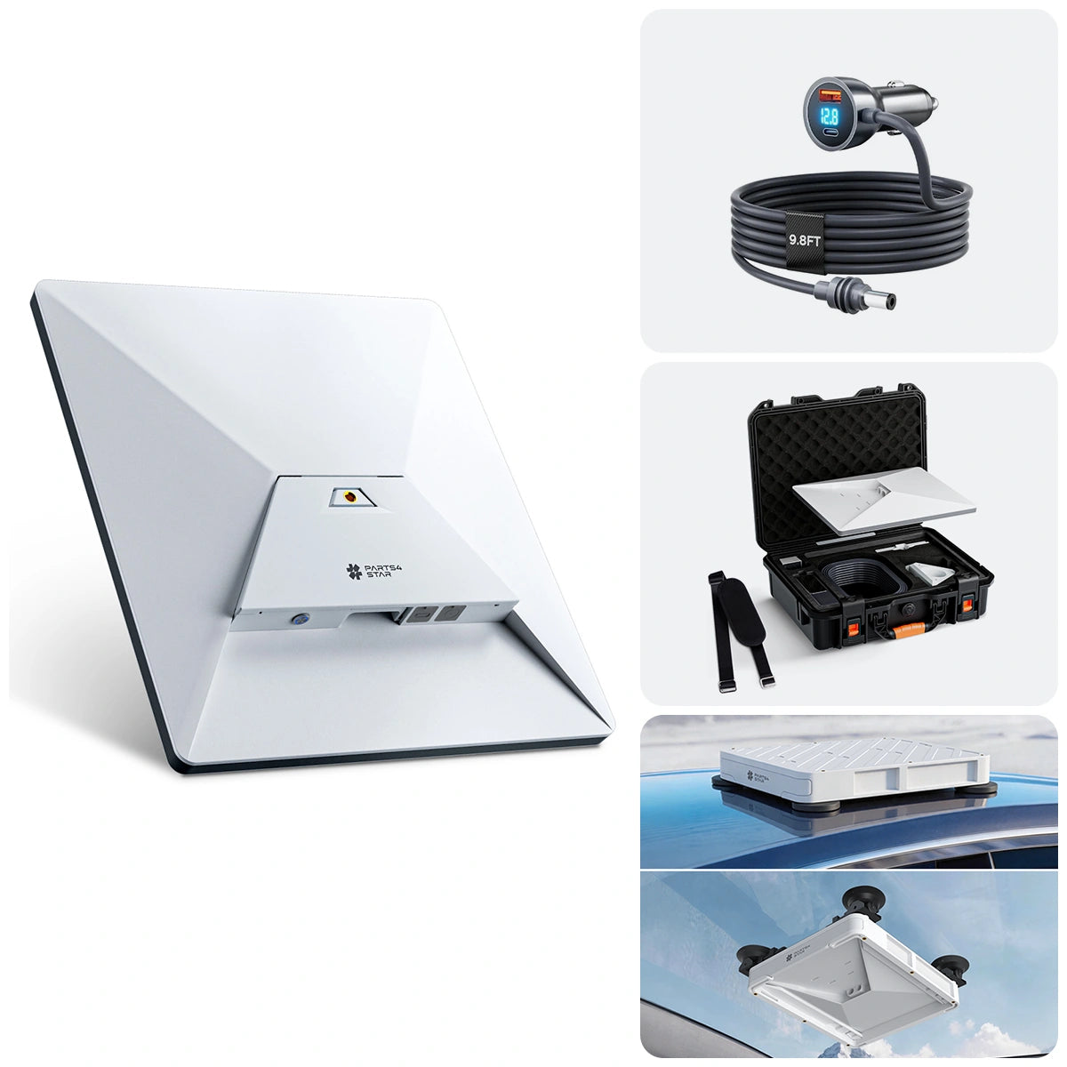 Starlink Mini Kit completo de alimentação elétrica para veículos