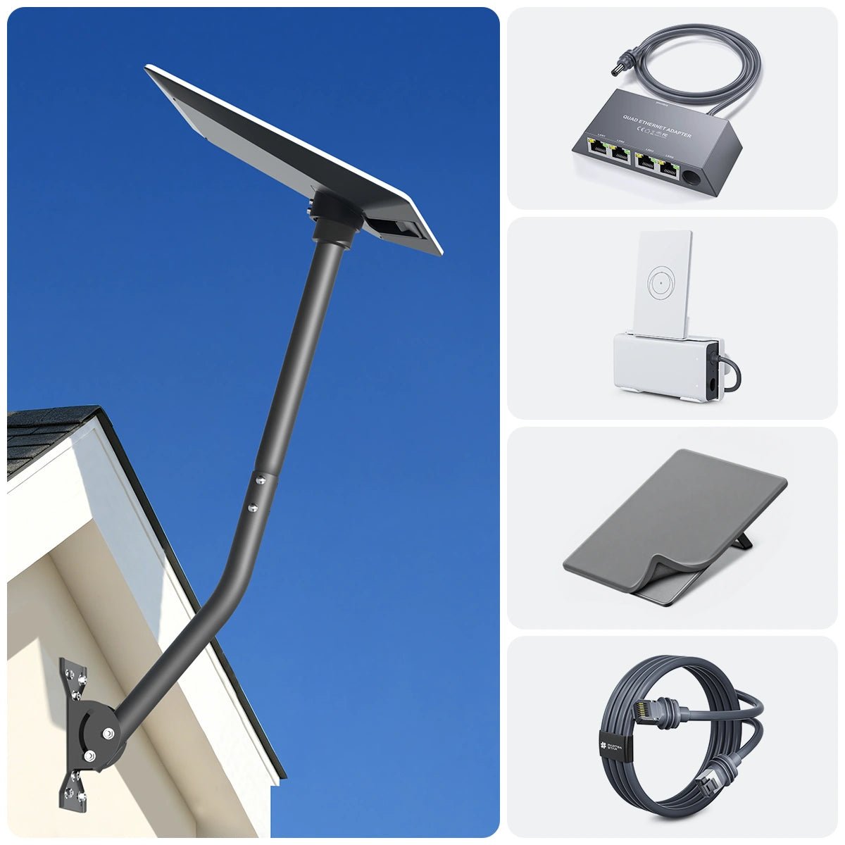 Starlink V5 Home Installation Kit – Complete Mounting & Network Expansion Bundle - Parts4Star