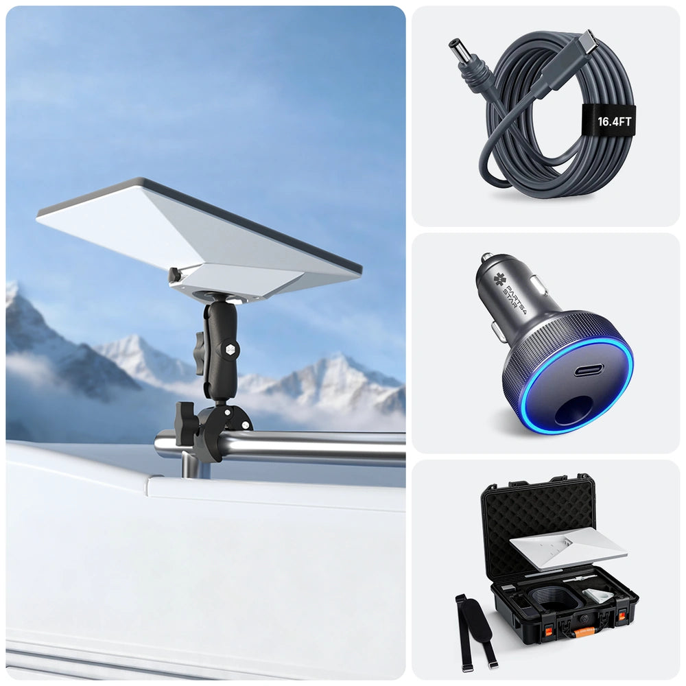 Starlink Mini Κιτ ταξιδιού για τροχόσπιτα και υπαίθριες δραστηριότητες