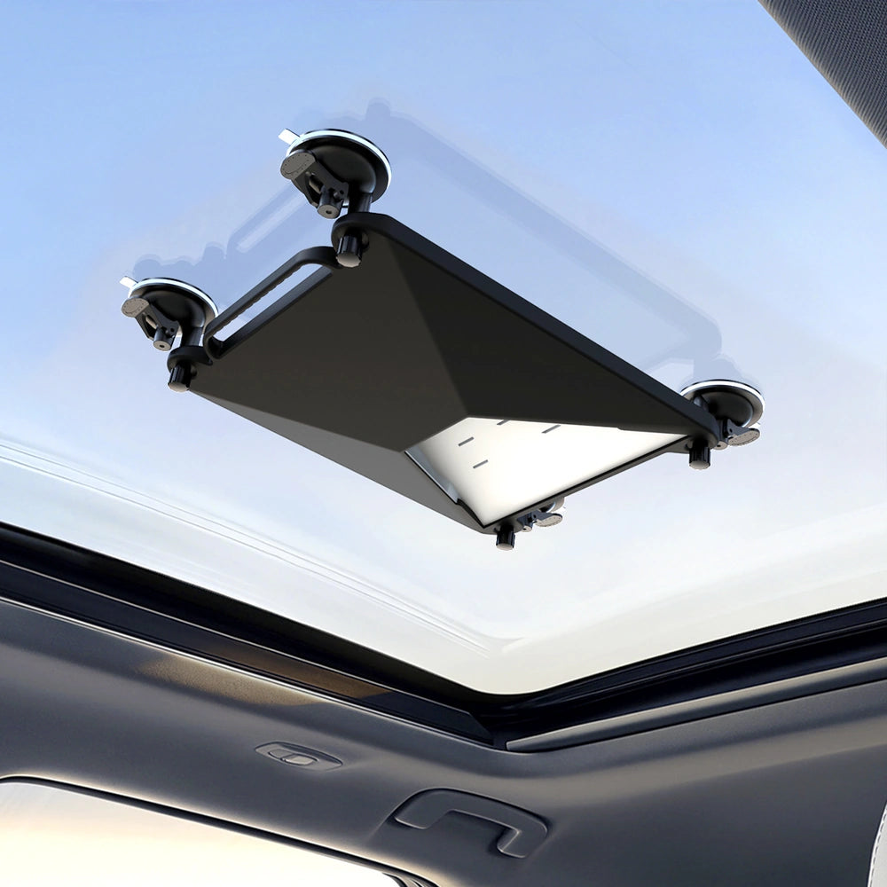 Starlink Mini Suction Cup Mount with Protective Silicone Case, Shock-Absorbing Car Mount, Starlink Mini Accessories