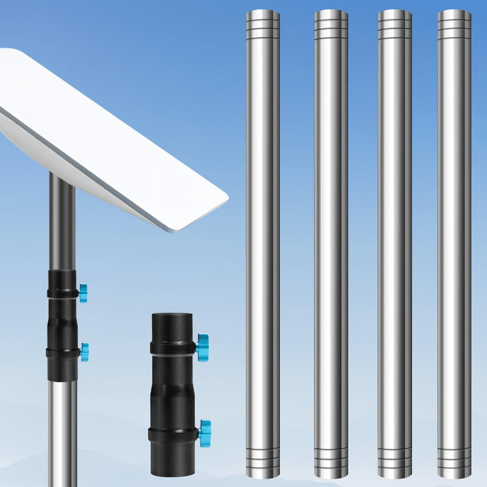 7FT Ground Pole RV Mount Kit with Adapter for Starlink Gen 2 Dish - Parts4Star