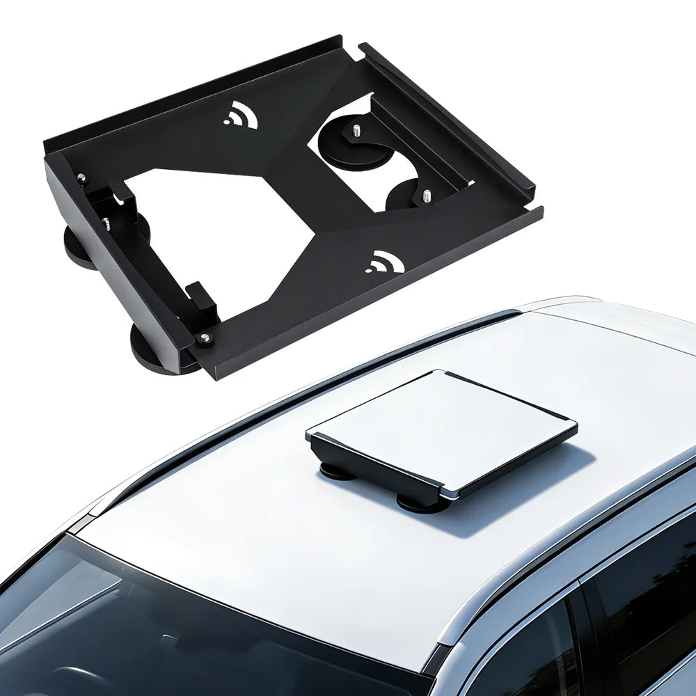 Flat Magnetic Car Roof Mount for Starlink Mini – Quick Release Base