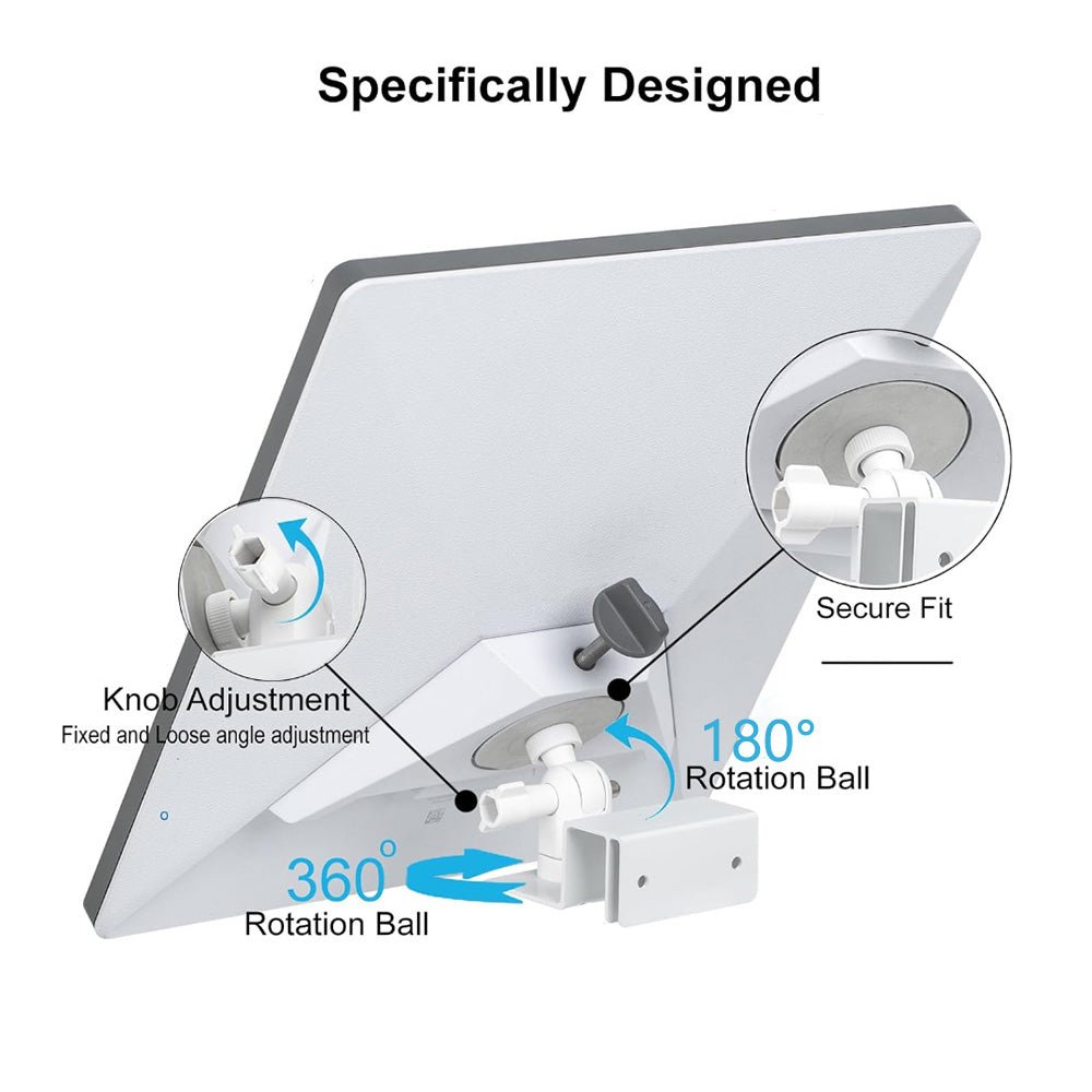 Adjustable Gutter Mount with Screw Adapter for Starlink Mini - Parts4Star