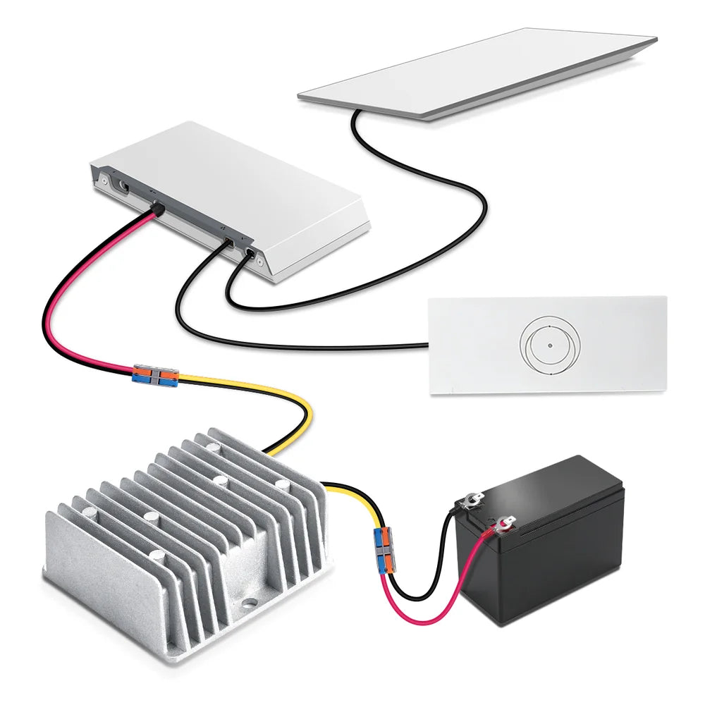 12V/24V to 57V DC Power Adapter for Starlink Gen 3 Performance - Ring Terminal