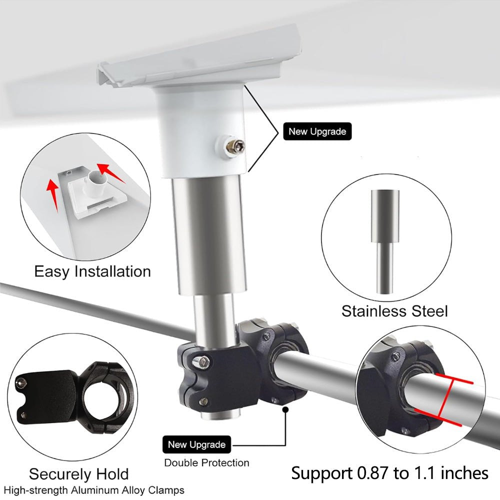 Starlink Gen 3 Round Tube Roof Rack Mount Kit for Standard 4 / 4X - Parts4Star