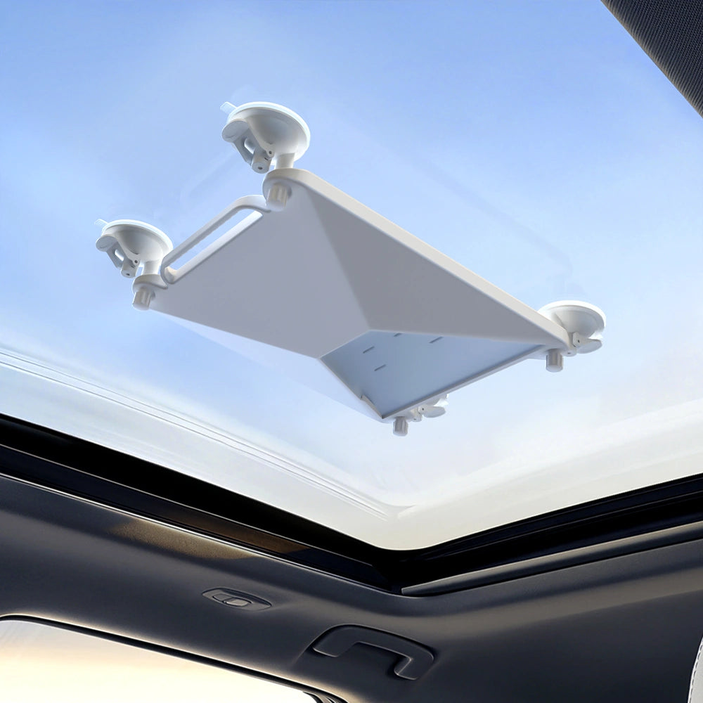 Starlink Mini Support à ventouse avec étui de protection en silicone, support de voiture antichoc, Starlink Mini Accessoires