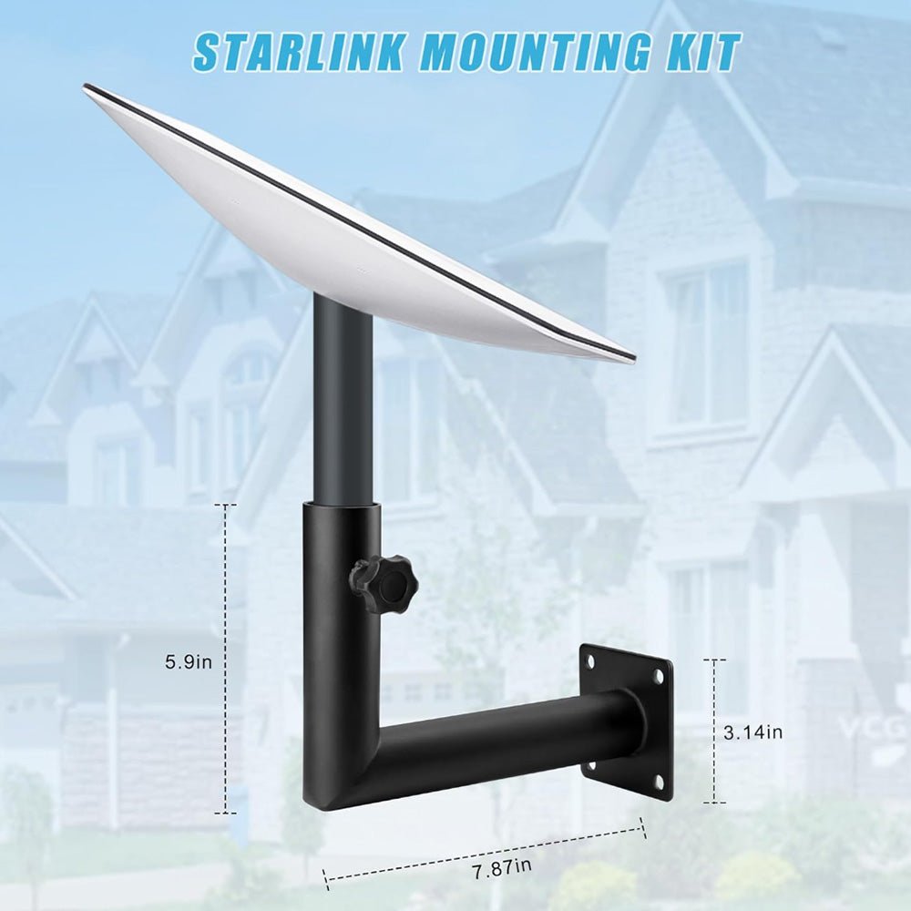 Right Angle Wall Mount Kit for Starlink Gen 2 - Parts4Star