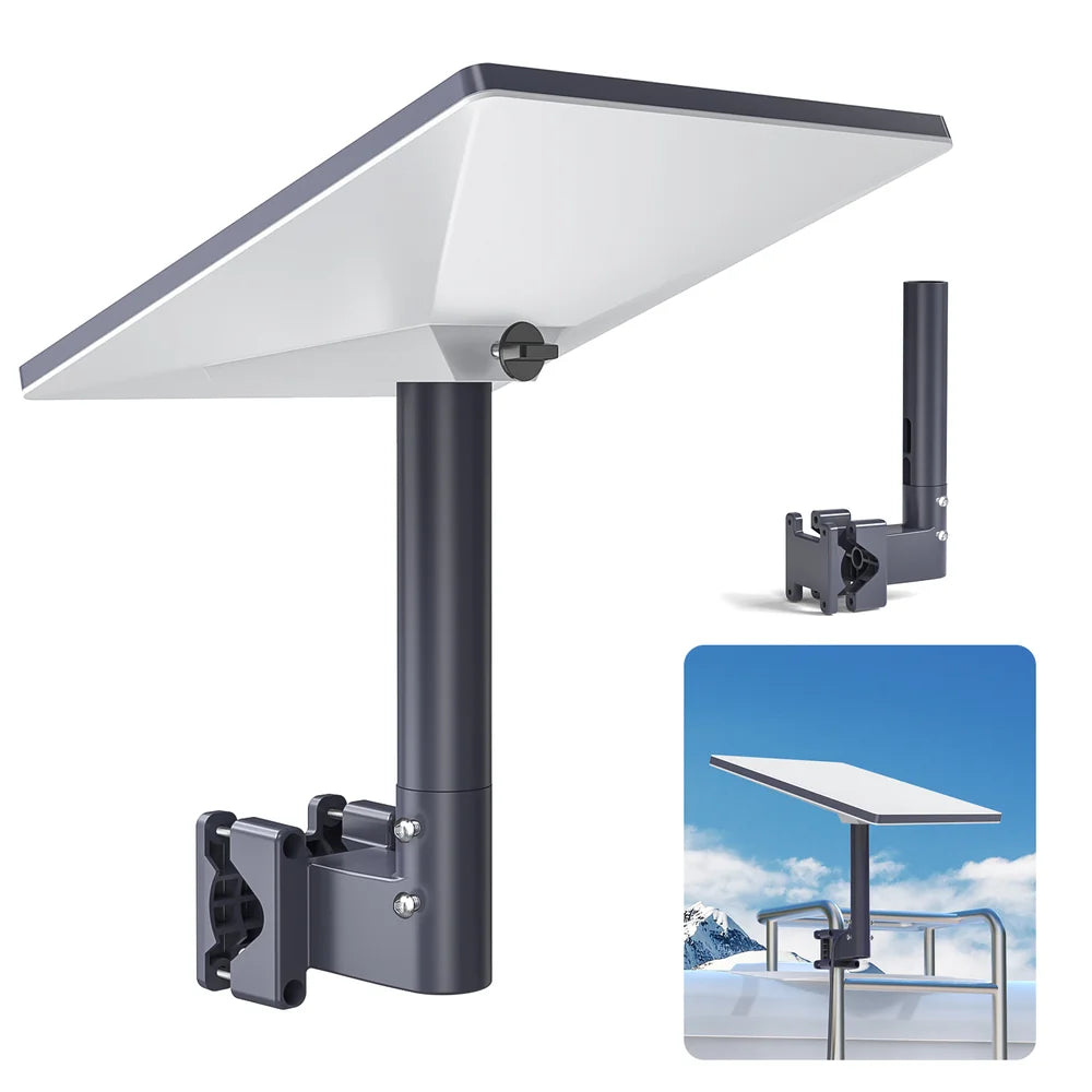 Heavy-Duty Aluminum Alloy Pole Mount for Starlink Mini – For RV, Roof & Ladder