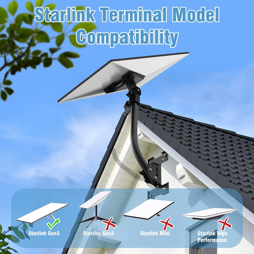 Starlink Gen 3 supports-Toit et mur pour 4/4X standard