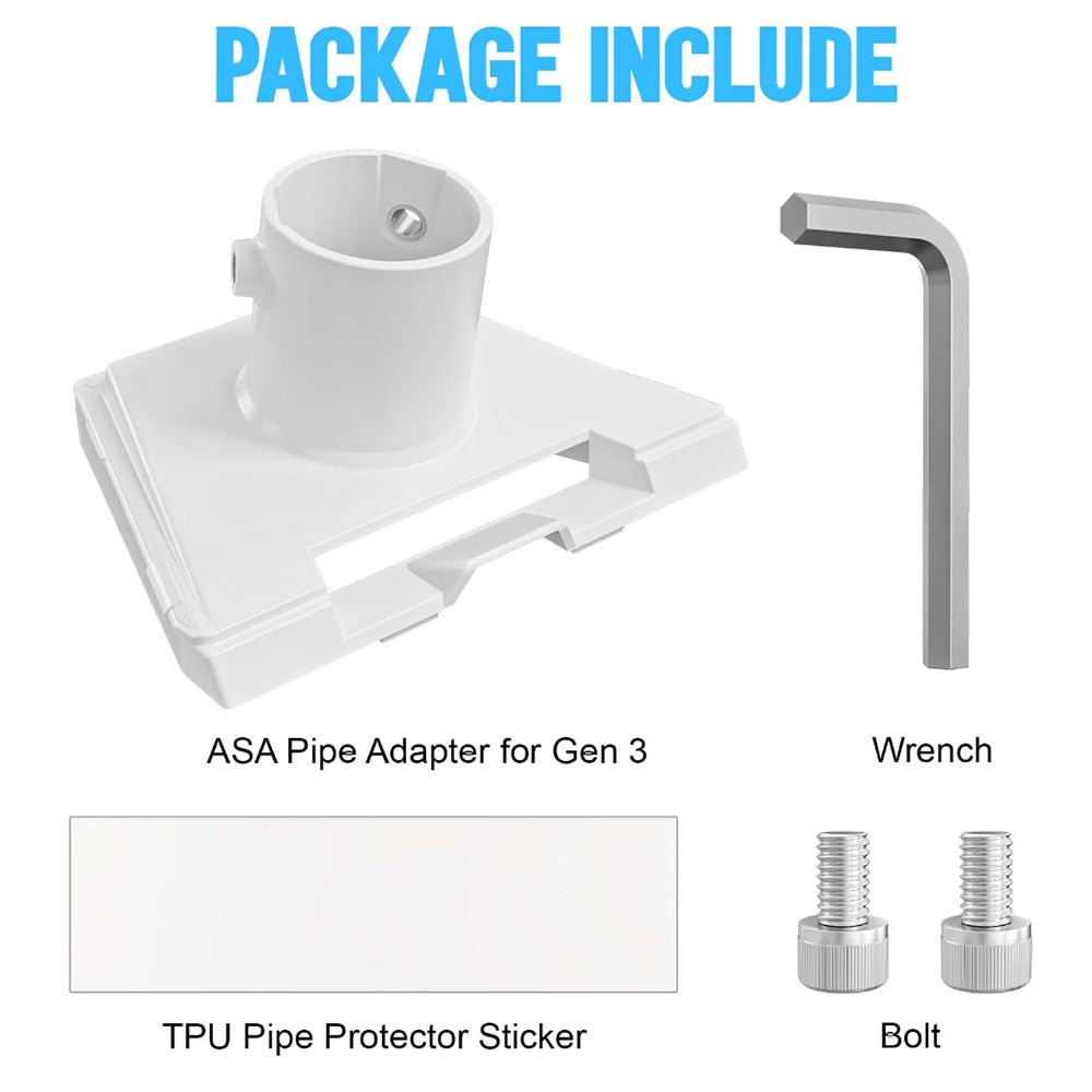 Starlink Gen 3 Pole Pipe Adapter - Durable for Standard 4 / 4X - Parts4Star