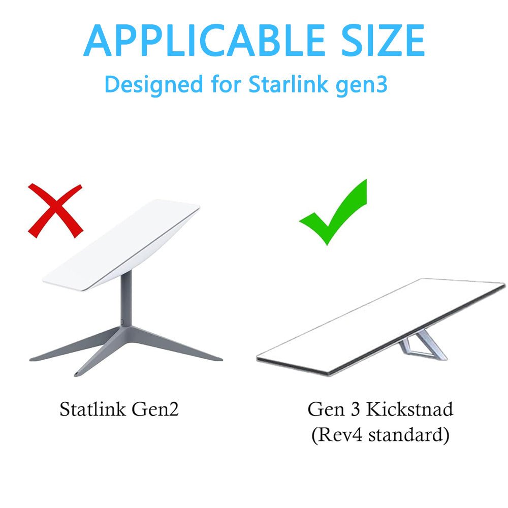 Starlink Gen 3 Pole Pipe Adapter - Durable for Standard 4 / 4X - Parts4Star