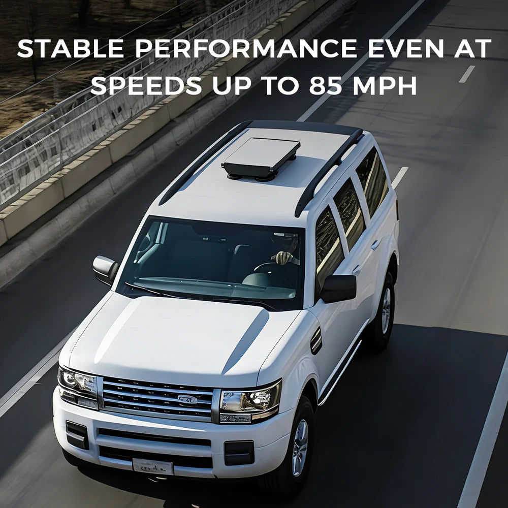 Flat Magnetic Car Roof Mount for Starlink Mini – Quick Release Base