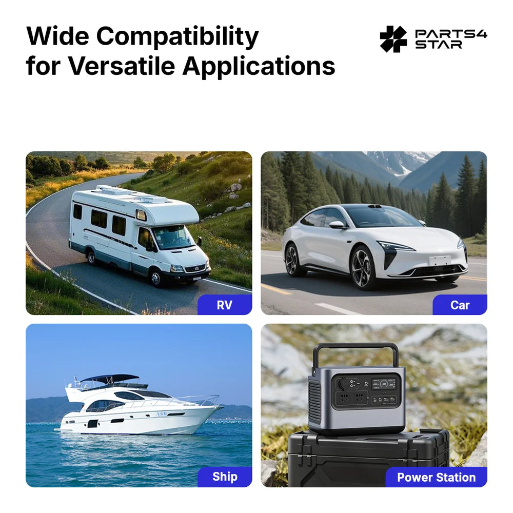 Starlink Mini Car Adapter12V/24V to 30V DC Step-Up Converter, 30W USB-C Car Charger with Blue Indicator Light, Starlink Mini Accessories