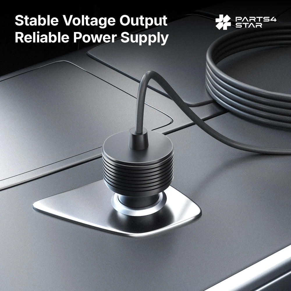 Starlink Mini 12V–24V Car Charger with DC Power Cable, Cigarette Lighter to DC Cord, Starlink Mini Accessories