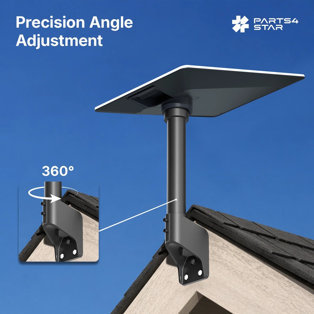 Starlink V5 Wall & Roof Mount Kit – Full Install Bundle with Cable & Router Mount - Parts4Star
