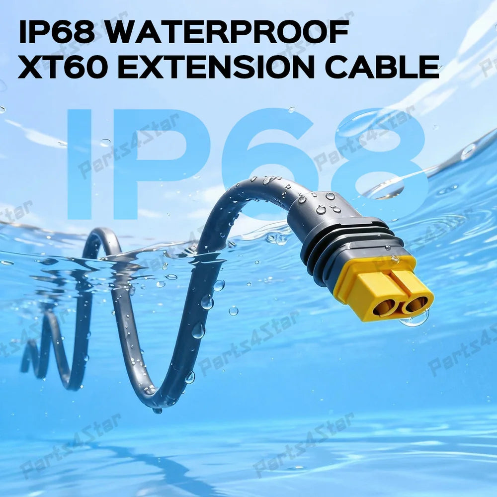 Starlink Gen 3 Performance XT60 12AWG Heavy-Duty Extension Cable - 10FT/3M