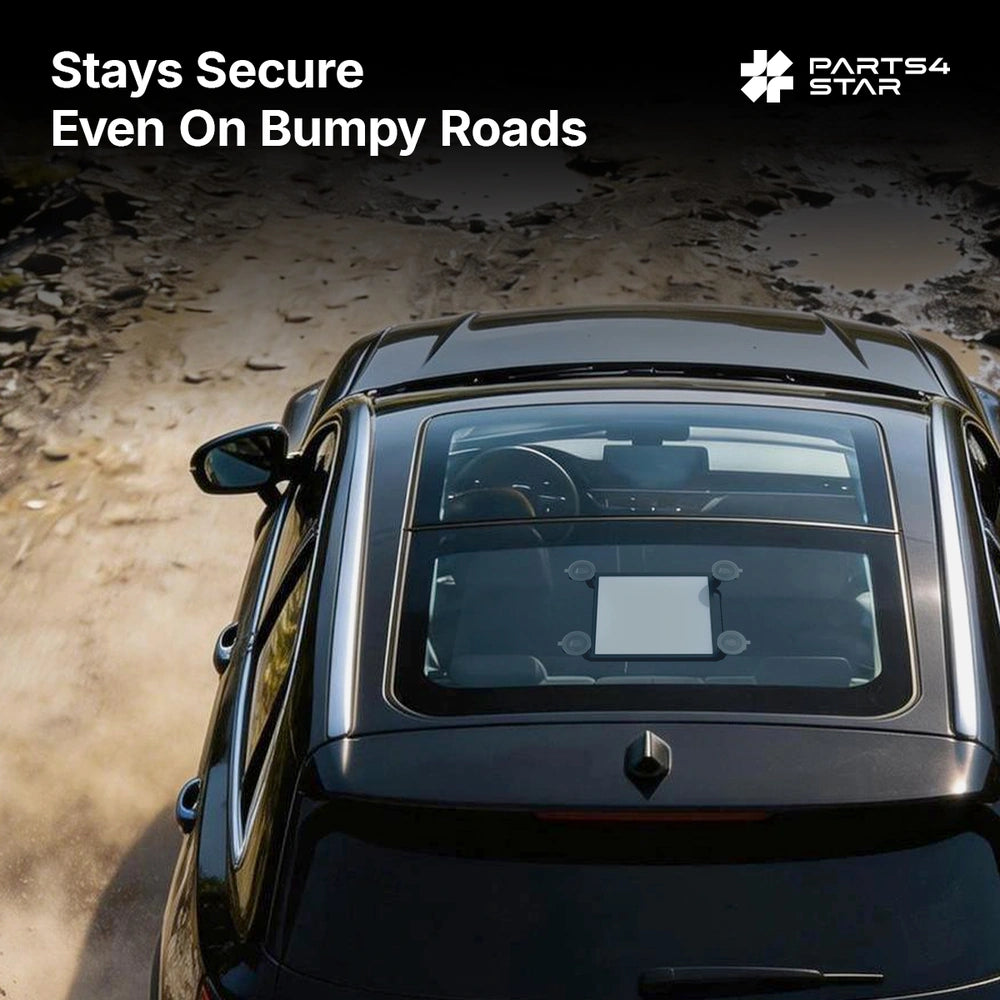 Starlink Mini Support à ventouse avec étui de protection en silicone, support de voiture antichoc, Starlink Mini Accessoires