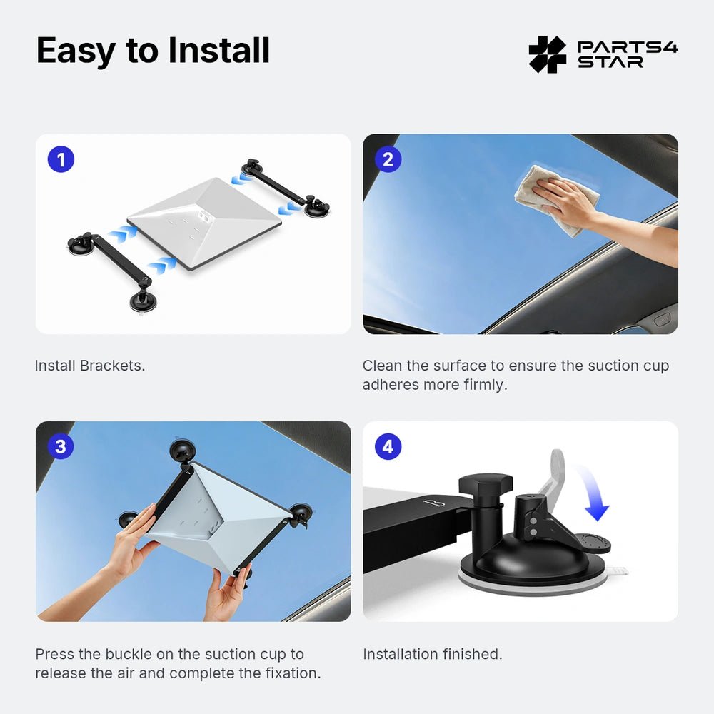 Starlink Mini Suction Cup Car Mount - Parts4Star