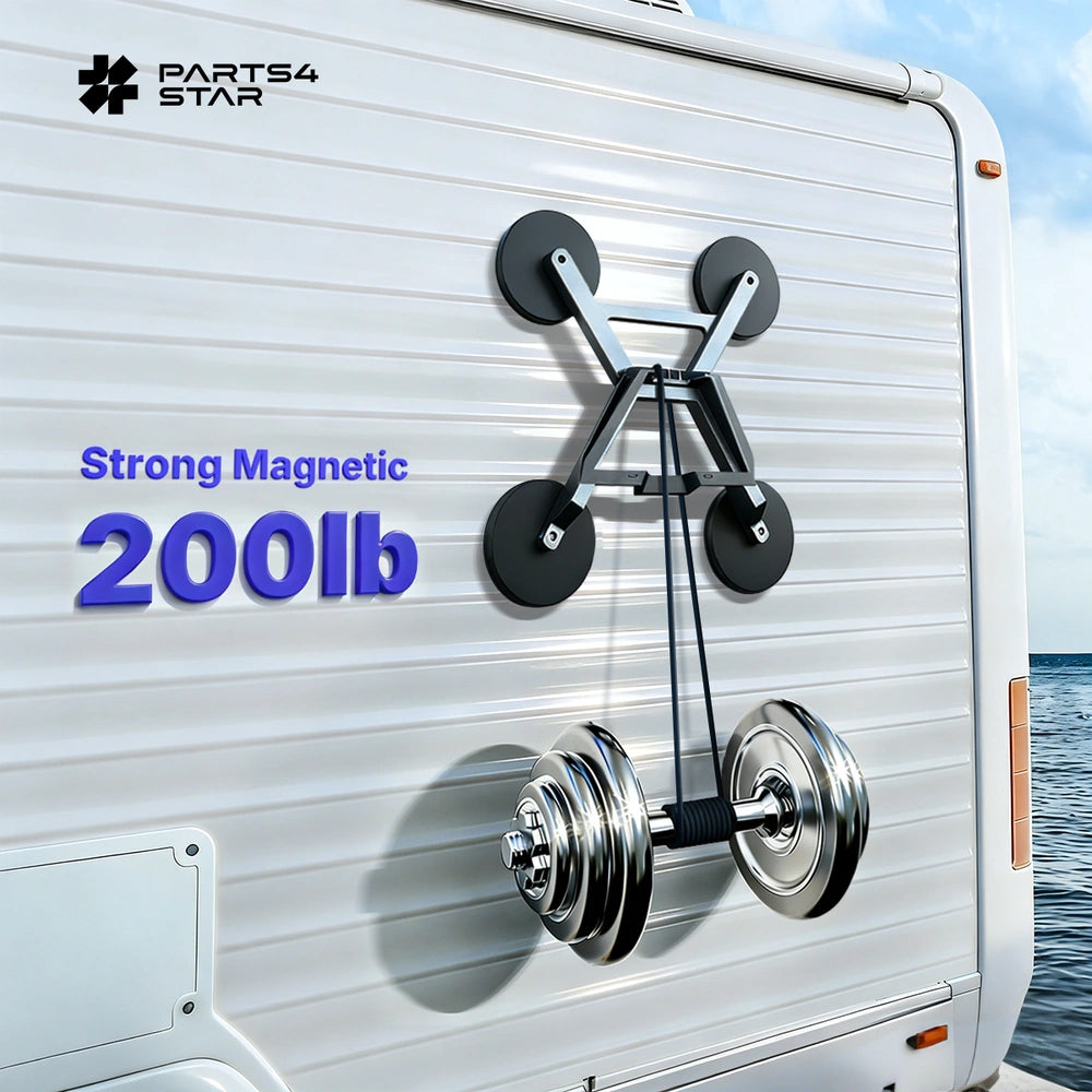 Starlink Mini Support magnétique à dégagement rapide, force de maintien magnétique de 90 kg, fixation sur toit de véhicule sans perçage. Starlink Mini Accessoires