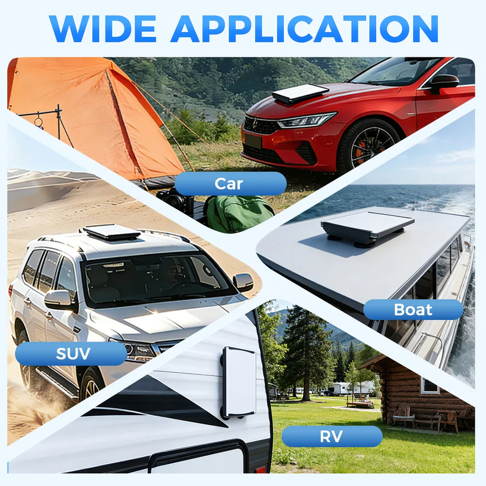 Support magnétique plat pour toit de voiture Starlink Mini–Base à dégagement rapide