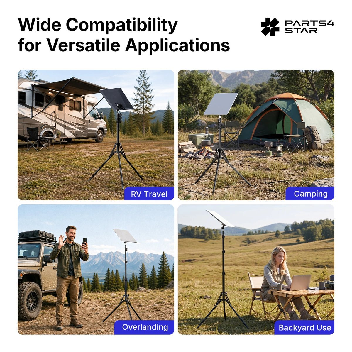 Starlink V5 Adjustable Tripod Mount - Parts4Star