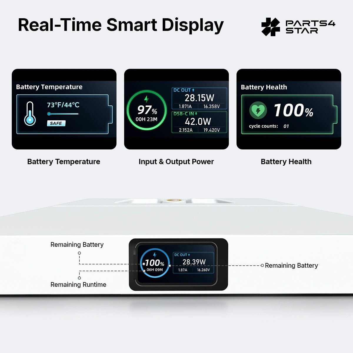 Starlink Mini Battery Pack, 164Wh, Up to 7 Hours Runtime - Parts4Star