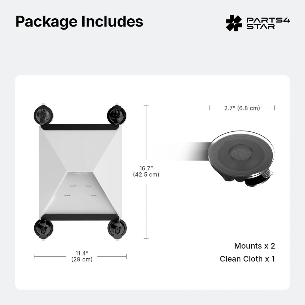 Starlink Mini Suction Cup Car Mount
