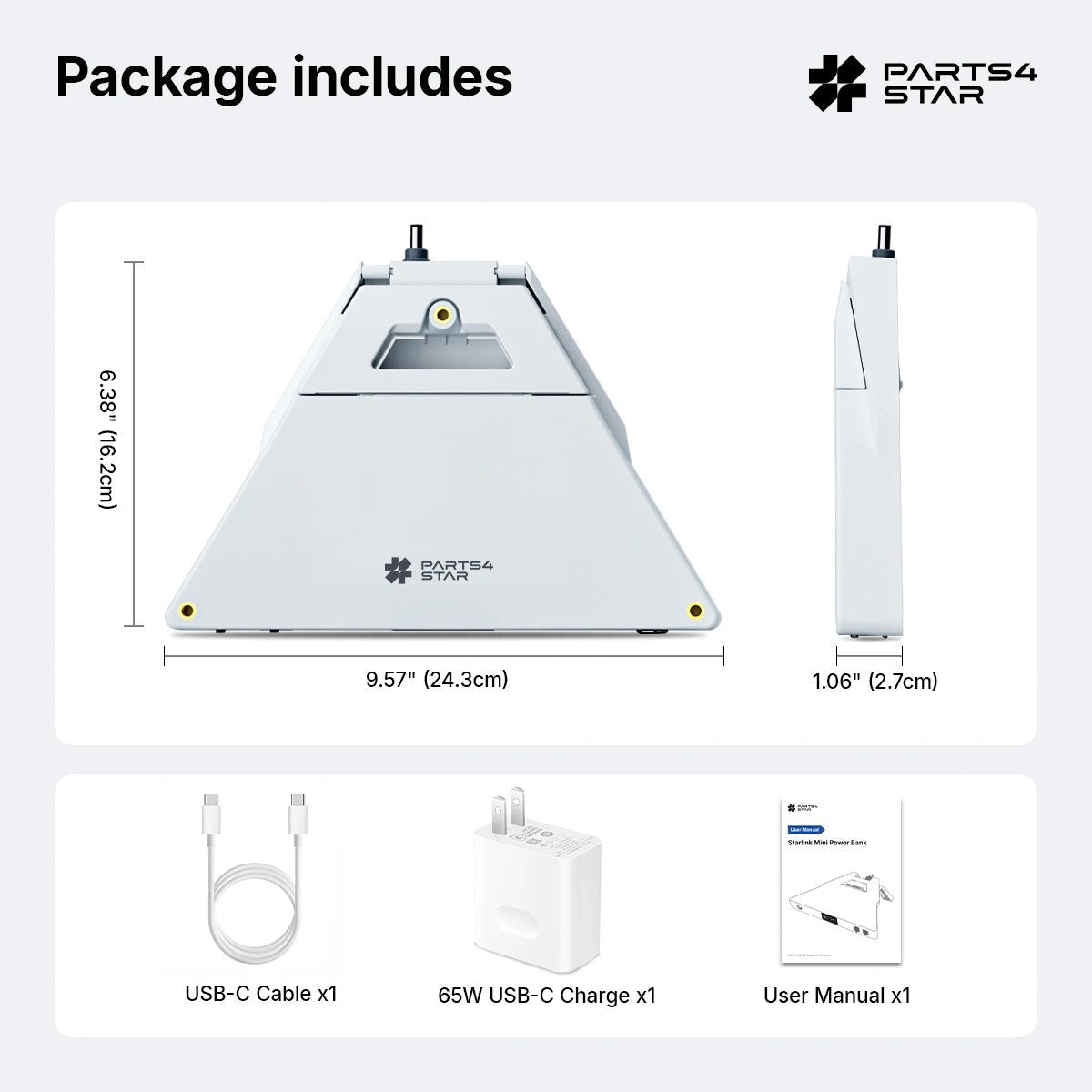 Starlink Mini Battery Pack, 164Wh, Up to 7 Hours Runtime - Parts4Star
