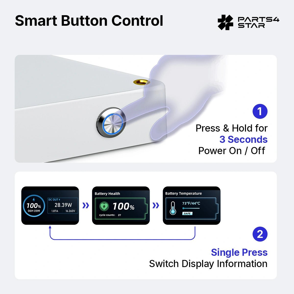 Starlink Mini Battery Pack, 164Wh, Up to 7 Hours Runtime - Parts4Star