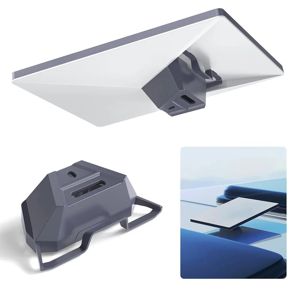 Top view of Starlink Mini roof mount