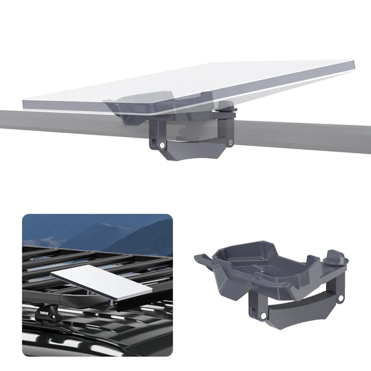 Roof Rack Mobility Square Pole Mount for Starlink Mini - Parts4Star