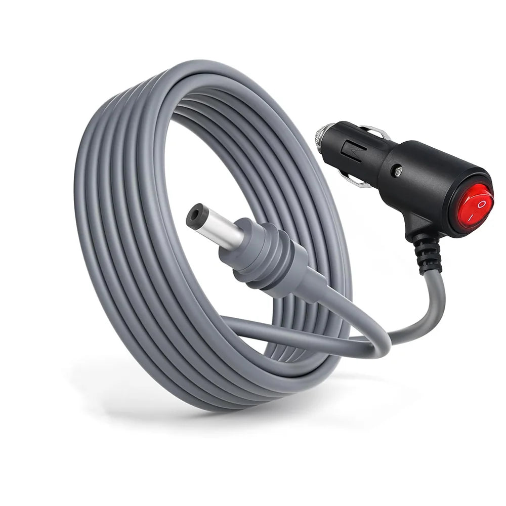 Car Cigarette Lighter DC Power Cable with Switch for Starlink Mini