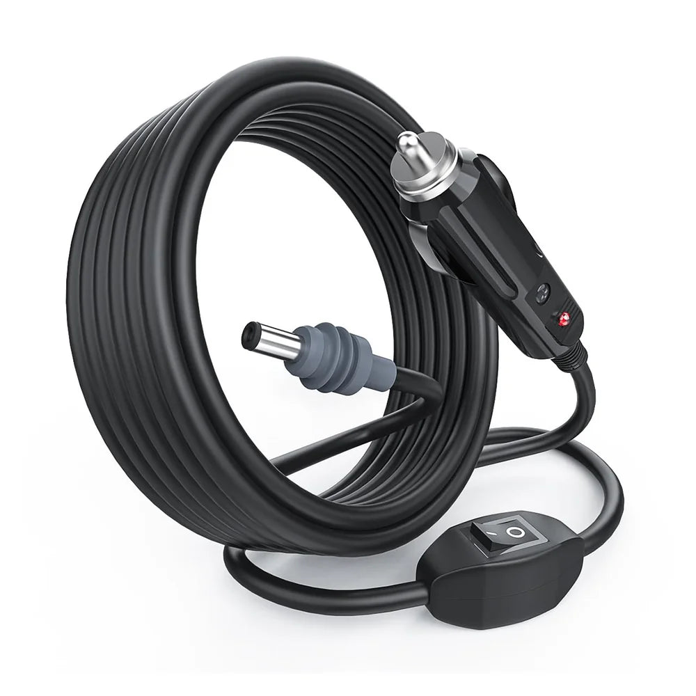 Car Charger to DC Cable with Switch for Starlink Mini (10ft/3M)