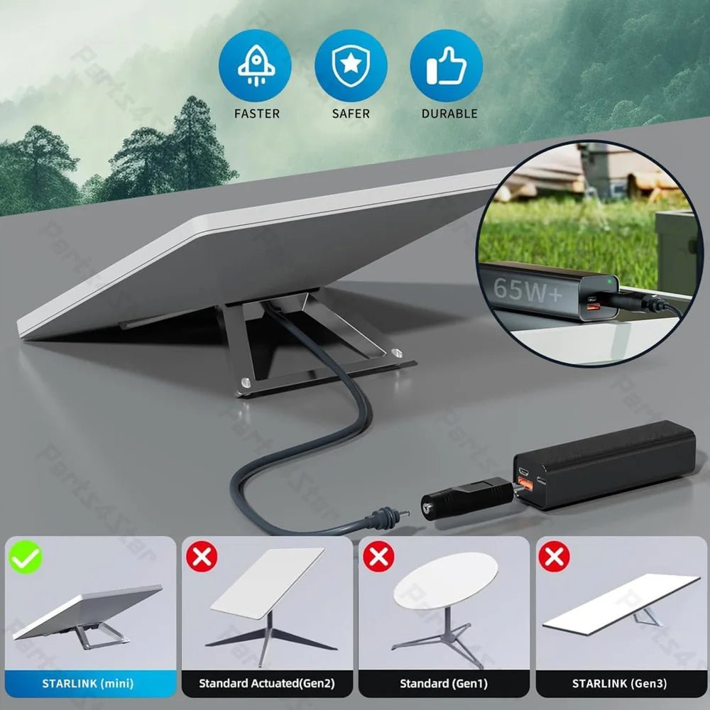 USB - C Male to DC Female Power Cable Adapter for Starlink Mini - Parts4Star