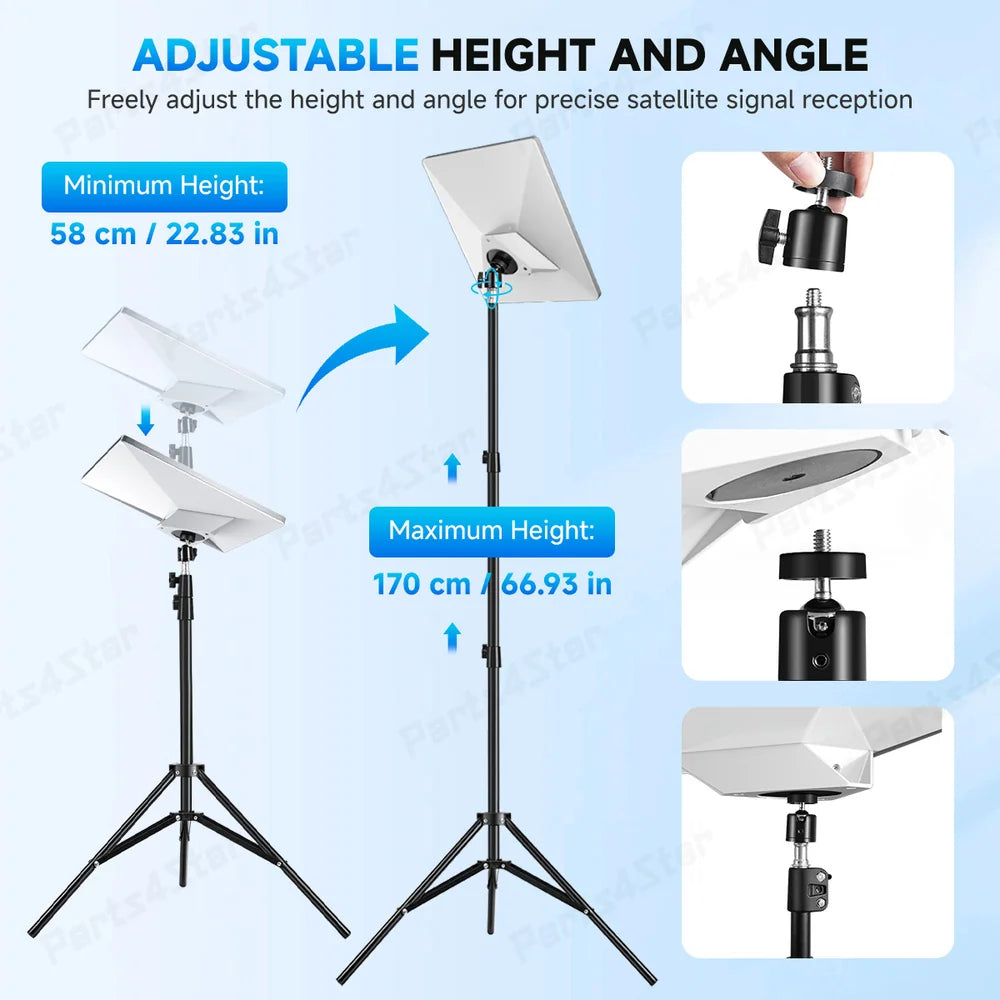 Starlink Mini Adjustable Tripod Mount – 2025 New Version