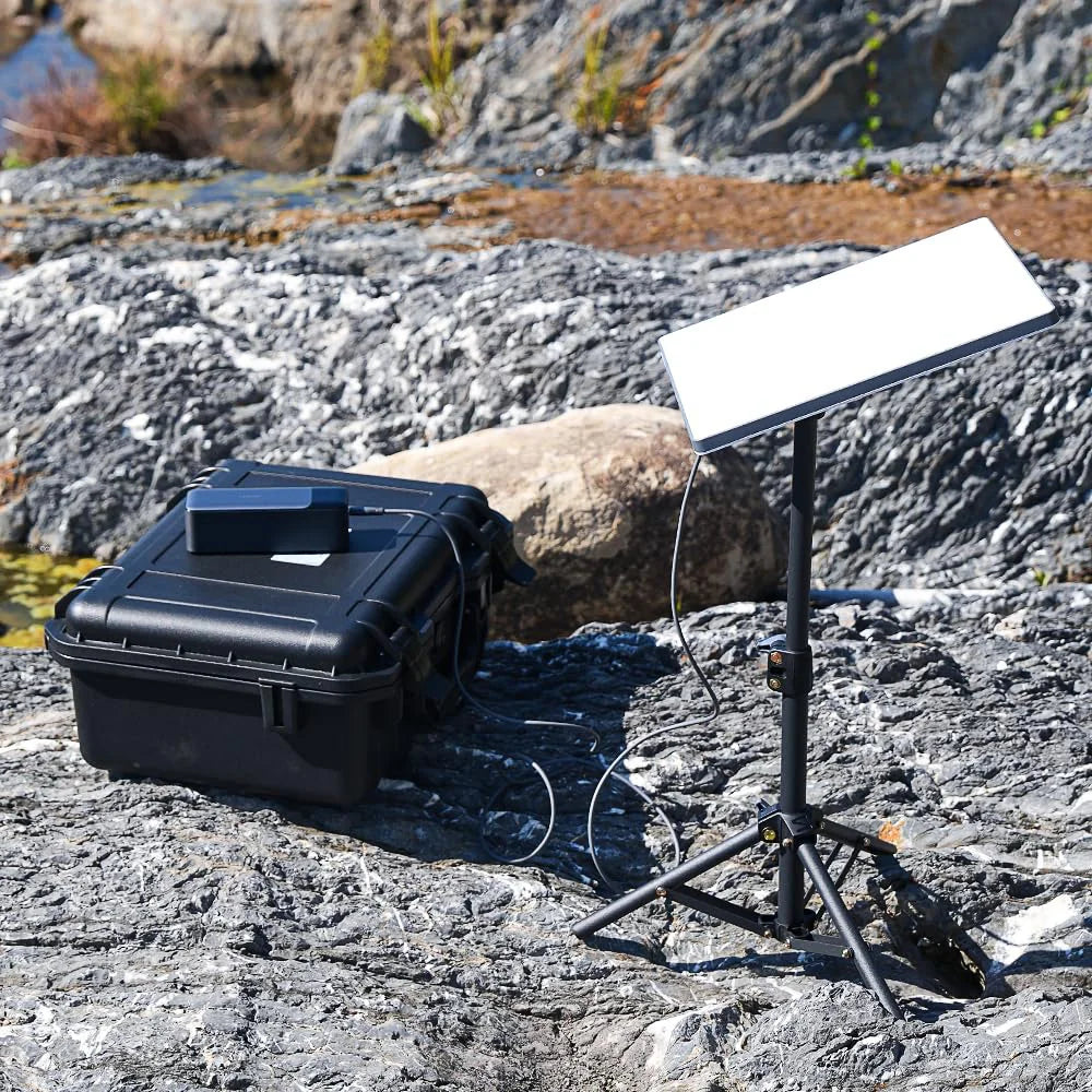 Starlink Mini Étui de transport rigide avec trépied et double compartiment pour batterie