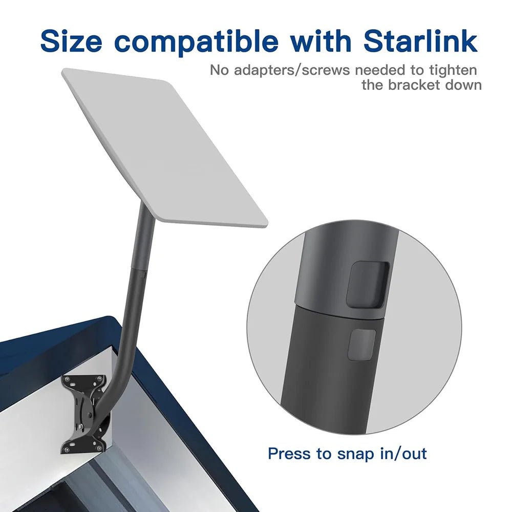 Adjustable Roof Wall Mount Kit for Starlink Gen 2 - Parts4Star